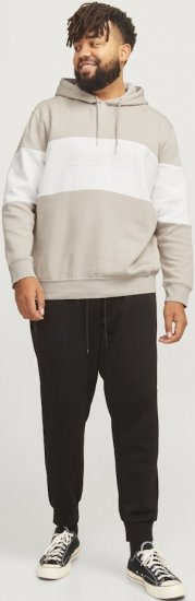 Jack & Jones LEGACY 2 Color Hoodie Beige - Bluzy & bluzy z kapturem - Bluzy & Bluzy z kapturem 2XL-12XL