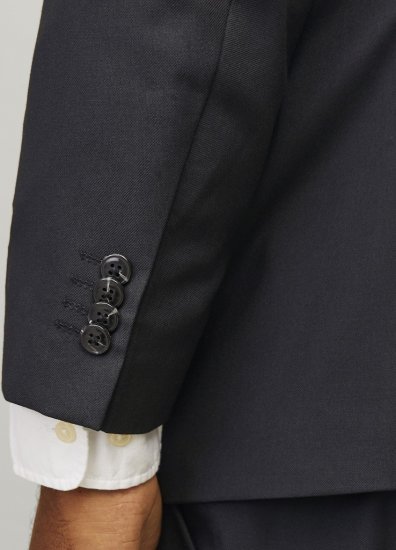 Jack & Jones SOLARIS Blazer Black - Garnitury - Garnitury dużych rozmiarach