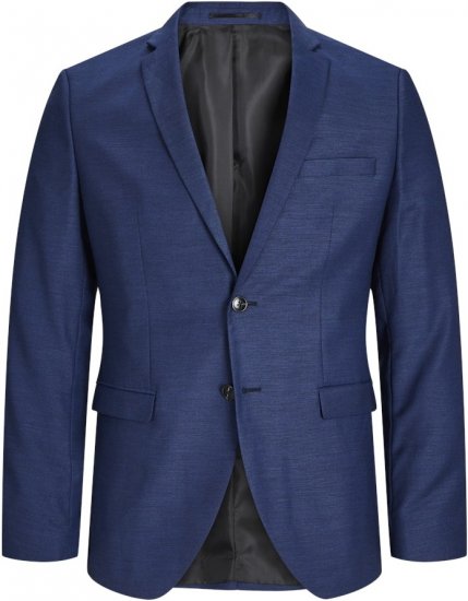 Jack & Jones SOLARIS Blazer Medieval Blue - Garnitury - Garnitury dużych rozmiarach