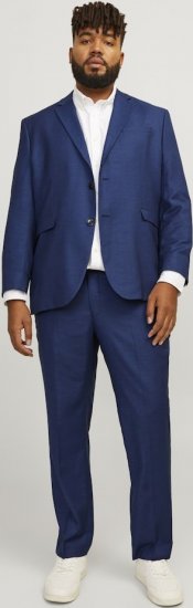 Jack & Jones SOLARIS Blazer Medieval Blue - Garnitury - Garnitury dużych rozmiarach