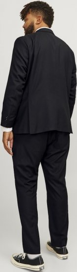 Jack & Jones SOLARIS Trousers Black - Garnitury - Garnitury dużych rozmiarach