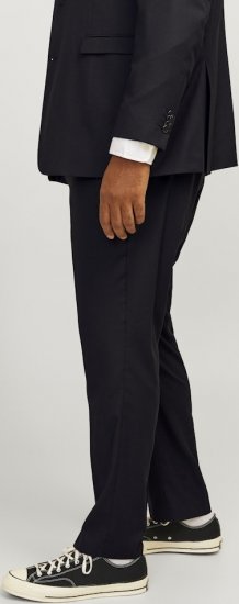 Jack & Jones SOLARIS Trousers Black - Garnitury - Garnitury dużych rozmiarach