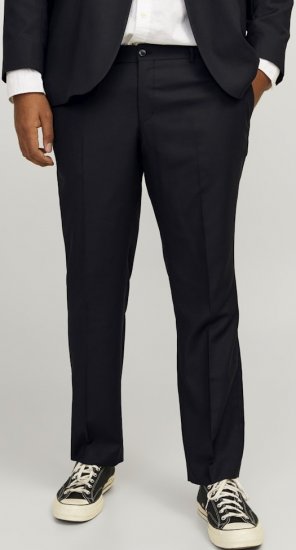 Jack & Jones SOLARIS Trousers Black - Garnitury - Garnitury dużych rozmiarach