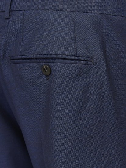 Jack & Jones SOLARIS Trousers Dark Navy - Garnitury - Garnitury dużych rozmiarach