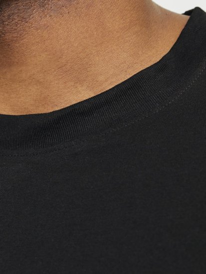Jack & Jones JJEBRADLEY T-Shirt Black - Koszulki - T-shirty meskie Duże Rozmiary - 2XL-14XL