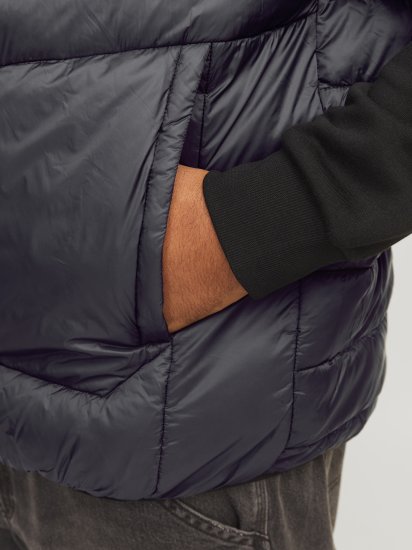 Jack & Jones SPRINT BODYWARMER With Collar Black - Kurtki Męskie Duże Rozmiary - Kurtki Duże rozmiary 2XL-8XL