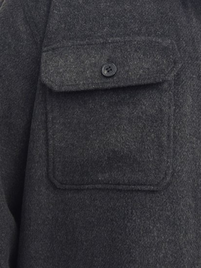 Jack & Jones BRADLEY OLLIE Overshirt LS Black - Koszule - Koszule 2XL-10XL
