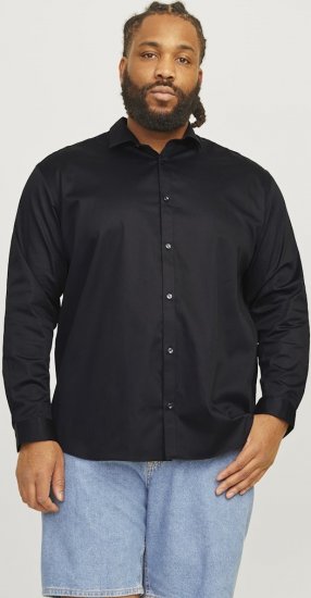 Jack & Jones ARMA LS Shirt Black - Koszule - Koszule 2XL-10XL