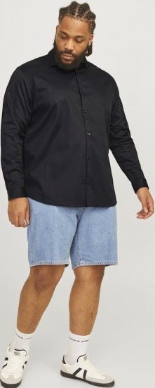 Jack & Jones ARMA LS Shirt Black - Koszule - Koszule 2XL-10XL