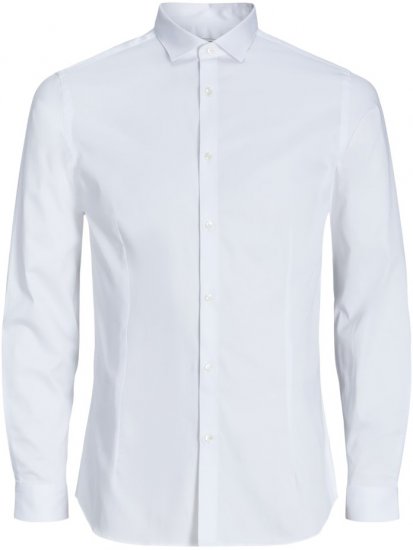 Jack & Jones ARMA LS Shirt White - Koszule - Koszule 2XL-10XL