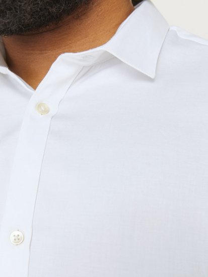 Jack & Jones ARMA LS Shirt White - Koszule - Koszule 2XL-10XL