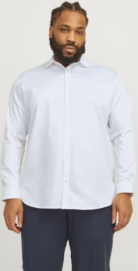 Jack & Jones ARMA LS Shirt White - Koszule - Koszule 2XL-10XL