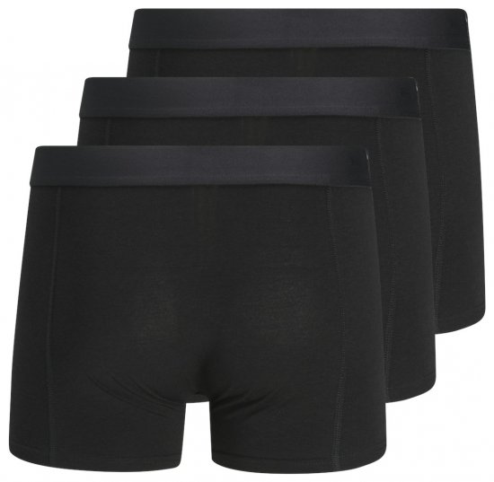 Jack & Jones BASIC BAMBOO Trunks 3-Pack Black - Bielizna & stroje kąpielowe - Bielizna & Stroje kąpielowe 2XL-8XL