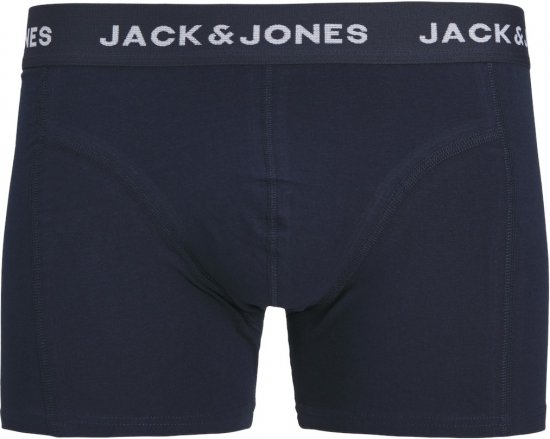 Jack & Jones JACCAMOFLAGE Trunks 3-Pack Navy Blazer - Bielizna & stroje kąpielowe - Bielizna & Stroje kąpielowe 2XL-8XL