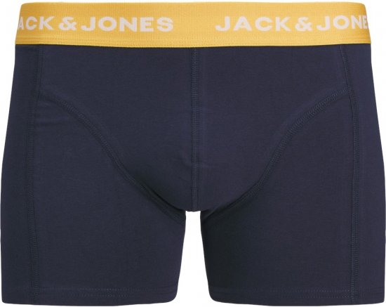 Jack & Jones SKULLROCK Trunks 3-Pack Navy Blazer - Bielizna & stroje kąpielowe - Bielizna & Stroje kąpielowe 2XL-8XL