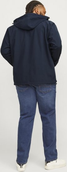 Jack & Jones JJTAYLOR Softshell Jacket Navy Blazer - Kurtki Męskie Duże Rozmiary - Kurtki Duże rozmiary 2XL-8XL