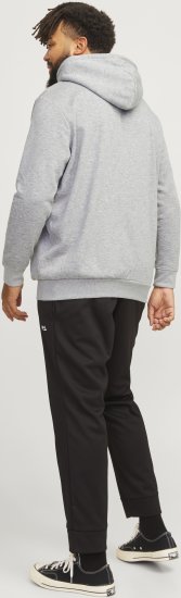Jack & Jones JCOOUTDOOR Hoodie Light Grey - Bluzy & bluzy z kapturem - Bluzy & Bluzy z kapturem 2XL-12XL