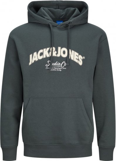 Jack & Jones JORBRONX Hoodie Dark Green - Bluzy & bluzy z kapturem - Bluzy & Bluzy z kapturem 2XL-12XL
