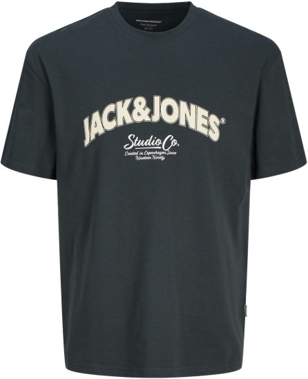 Jack & Jones JORBRONX T-Shirt Dark Green - Koszulki - T-shirty meskie Duże Rozmiary - 2XL-14XL