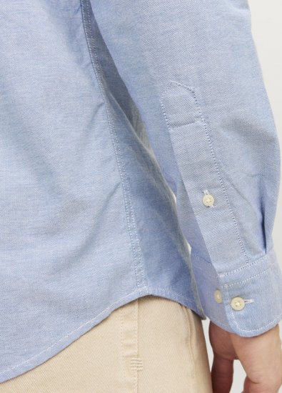 Jack & Jones Brook Oxford Long Sleeve Shirt Cashmere Blue - Koszule - Koszule 2XL-10XL