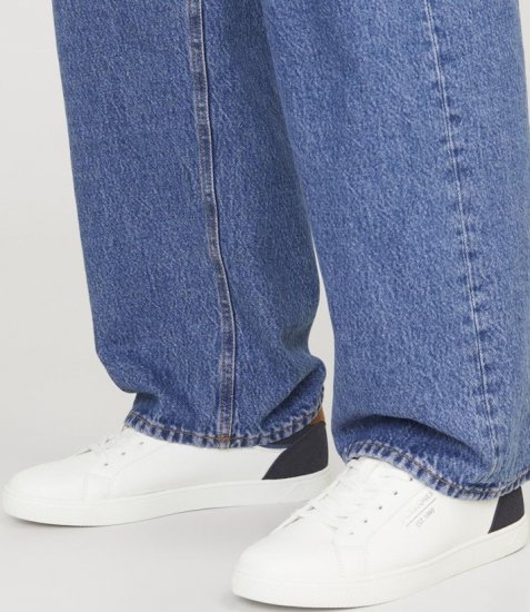 Jack & Jones Jordan Sneakers Bright White/NAVY BLAZER - Buty męskie 40-52 - 