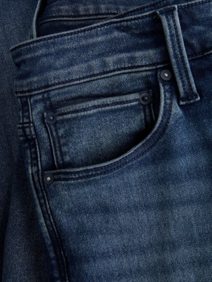 Jack & Jones Glenn Icon SQ 422 Jeans Blue Denim - Dżinsy & spodnie - Dżinsy i Spodnie - W40-W70