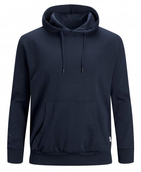 Jack & Jones Basic Sweat Hood Navy Blazer - Bluzy & bluzy z kapturem - Bluzy & Bluzy z kapturem 2XL-12XL