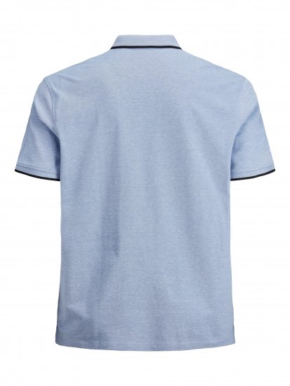 Jack & Jones PAULOS Short Sleeve Polo Light Blue/PS - Koszulki polo - Koszulki Polo 2XL-8XL
