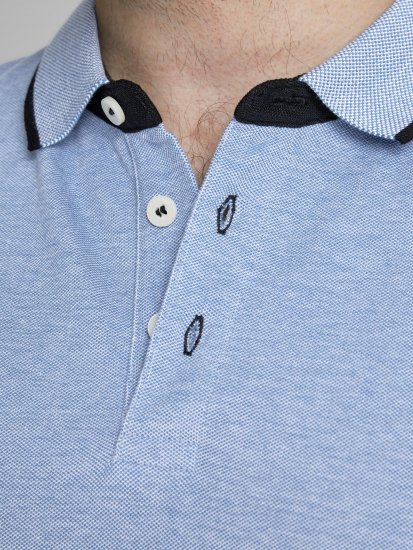 Jack & Jones PAULOS Short Sleeve Polo Light Blue/PS - Koszulki polo - Koszulki Polo 2XL-8XL