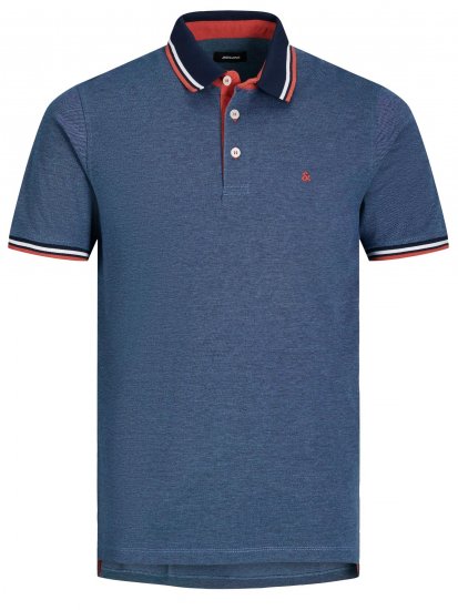 Jack & Jones Paulos Polo Denim Blue - Koszulki polo - Koszulki Polo 2XL-8XL