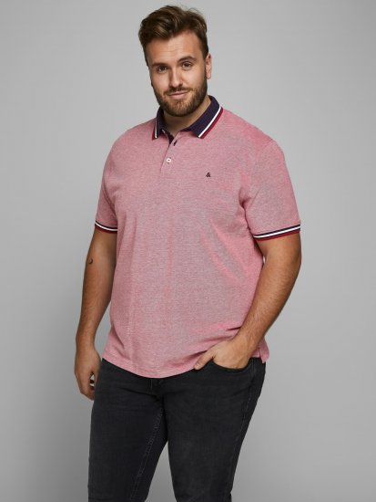 Jack & Jones Paulos Polo Rio Red - Koszulki polo - Koszulki Polo 2XL-8XL