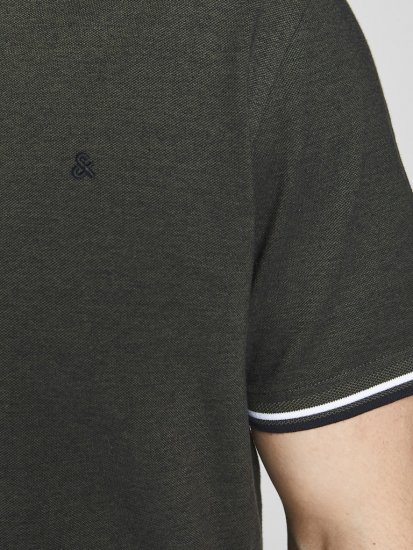 Jack & Jones PAULOS Short Sleeve Polo Green/PLAY 1 - Koszulki polo - Koszulki Polo 2XL-8XL