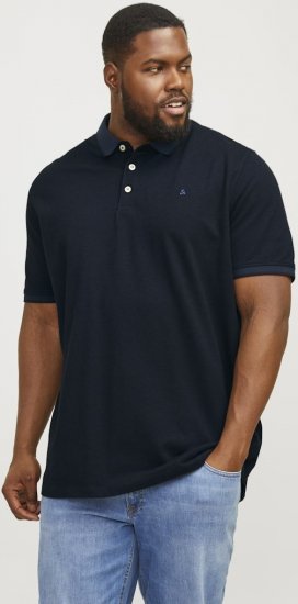 Jack & Jones PAULOS Short Sleeve Polo Dark Navy/PS - Koszulki polo - Koszulki Polo 2XL-8XL