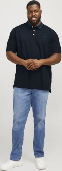 Jack & Jones PAULOS Short Sleeve Polo Dark Navy/PS - Koszulki polo - Koszulki Polo 2XL-8XL