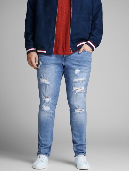 Jack & Jones Liam Jeans Blue Denim - Dżinsy & spodnie - Dżinsy i Spodnie - W40-W70