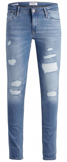 Jack & Jones Liam Jeans Blue Denim - Dżinsy & spodnie - Dżinsy i Spodnie - W40-W70