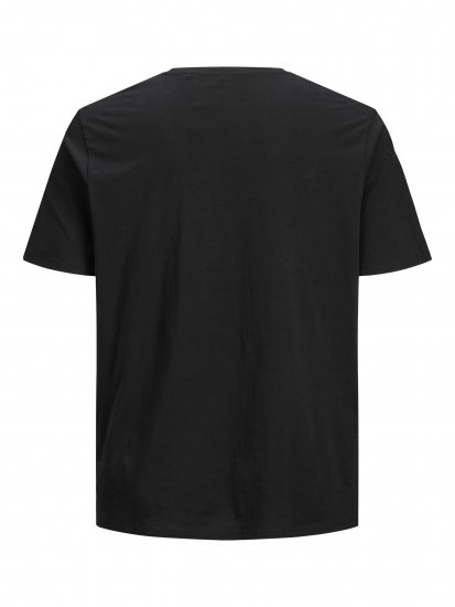Jack & Jones Organic Basic T-shirt Black - Koszulki - T-shirty meskie Duże Rozmiary - 2XL-14XL