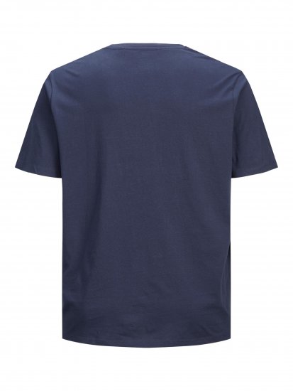 Jack & Jones Organic Basic T-shirt Navy Blazer - Koszulki - T-shirty meskie Duże Rozmiary - 2XL-14XL