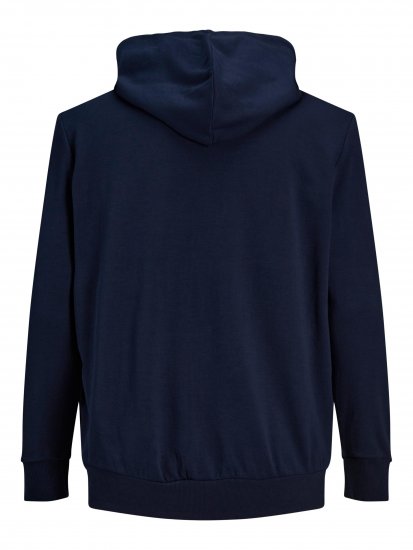 Jack & Jones Basic Sweat Zip Hood Navy Blazer - Bluzy & bluzy z kapturem - Bluzy & Bluzy z kapturem 2XL-12XL