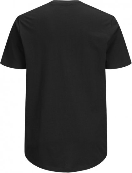 Jack & Jones NOA Crew Neck T-Shirt Black - Koszulki - T-shirty meskie Duże Rozmiary - 2XL-14XL