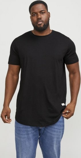 Jack & Jones NOA Crew Neck T-Shirt Black - Koszulki - T-shirty meskie Duże Rozmiary - 2XL-14XL