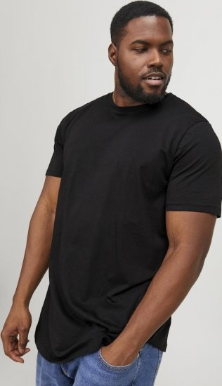 Jack & Jones NOA Crew Neck T-Shirt Black - Koszulki - T-shirty meskie Duże Rozmiary - 2XL-14XL