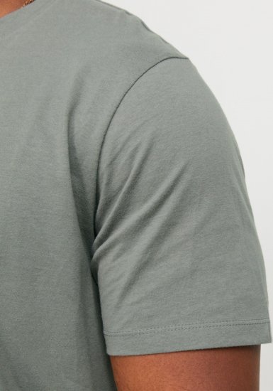 Jack & Jones NOA Crew Neck T-Shirt Grey - Koszulki - T-shirty meskie Duże Rozmiary - 2XL-14XL
