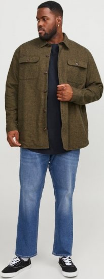 Jack & Jones NOA Crew Neck T-Shirt Navy Blazer - Koszulki - T-shirty meskie Duże Rozmiary - 2XL-14XL