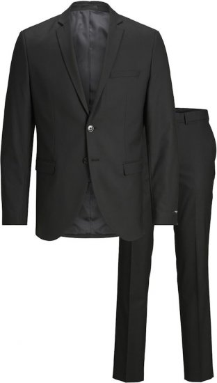 Jack & Jones FRANCO Suit Black - Garnitury - Garnitury dużych rozmiarach