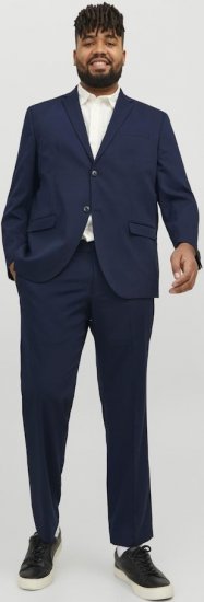 Jack & Jones FRANCO Suit Dark Navy - Garnitury - Garnitury dużych rozmiarach
