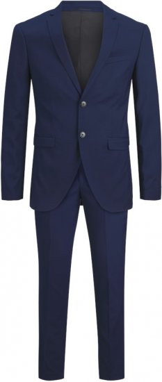 Jack & Jones FRANCO Suit Medieval Blue - Garnitury - Garnitury dużych rozmiarach