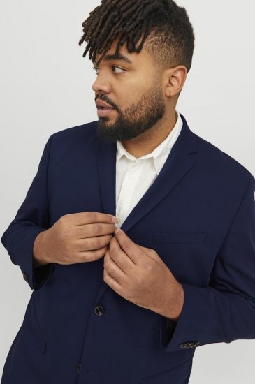 Jack & Jones FRANCO Suit Medieval Blue - Garnitury - Garnitury dużych rozmiarach