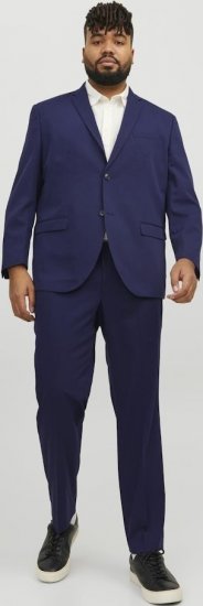 Jack & Jones FRANCO Suit Medieval Blue - Garnitury - Garnitury dużych rozmiarach