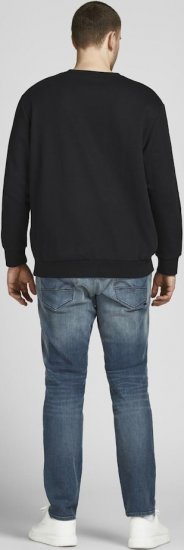 Jack & Jones Basic Sweatshirt Black - Bluzy & bluzy z kapturem - Bluzy & Bluzy z kapturem 2XL-12XL